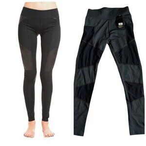 Sporta Mesh Workout Leggings Gray Size Medium/Large